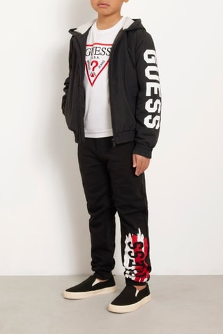 Sweater met capuchon - Zwart