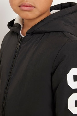 Sweater met capuchon - Zwart