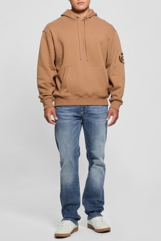 Sweater met capuchon - Lichtbruin