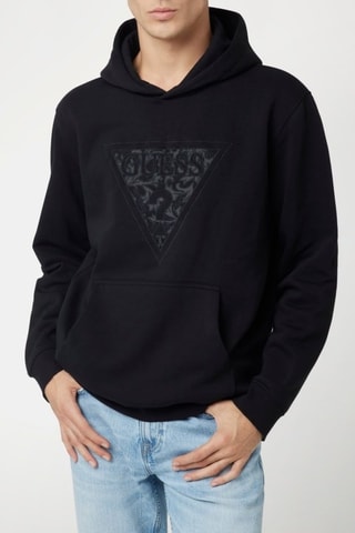 Sweater met capuchon - Zwart