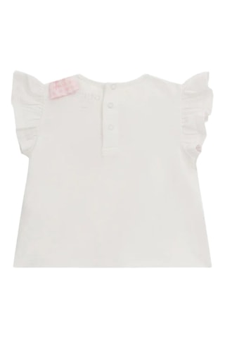 T-shirt en Rok - Wit en Roze