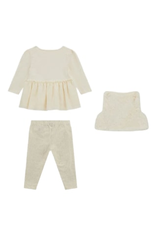 3-delige set: Wit