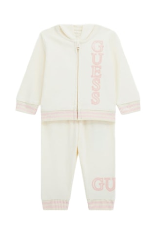 Sweater met Capuchon en Joggingbroek - Ecru