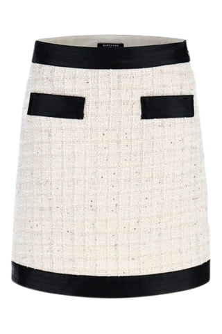 Rechte Rok Hoge Taille - Wit