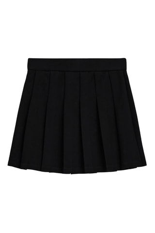 Plissérok Hoge Taille - Zwart