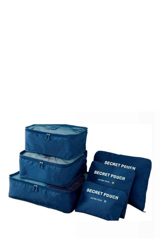 6 Organizers Line - Blauw