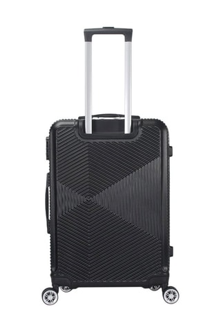 Grote Trolley Luton (L) - 75 cm - Zwart en zilverkleurig