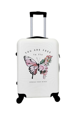 Grote Trolley Butterfly Wit - Superfly