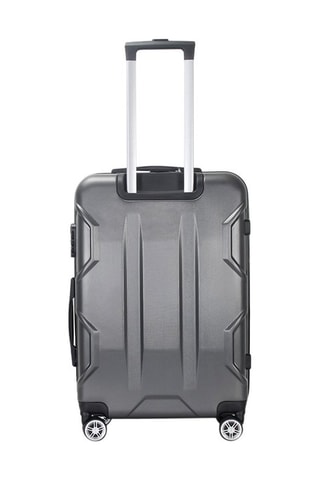 Grote Trolley Palace (L) - 75 cm - Zwart, zilverkleurig en grijs