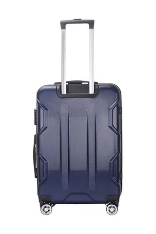 Handbagagetrolley palace (S) - 55 cm - Zwart, blauw en zilverkleurig