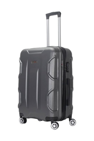 Handbagagetrolley palace (S) - 55 cm - Zwart, zilverkleurig en grijs
