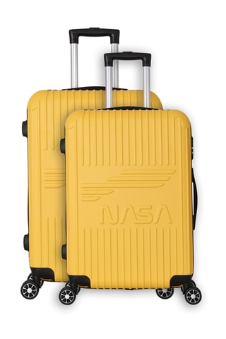 Handbagagetrolley en Weekendtrolley Enterprise (S/M) - Mosterdgeel