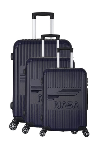 Set 3 Trolleys Enterprise (S/M/L) - Marineblauw