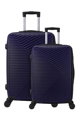 Handbagagetrolley en Weekendtrolley Noma (S/M) - 55/65 cm  - Marineblauw