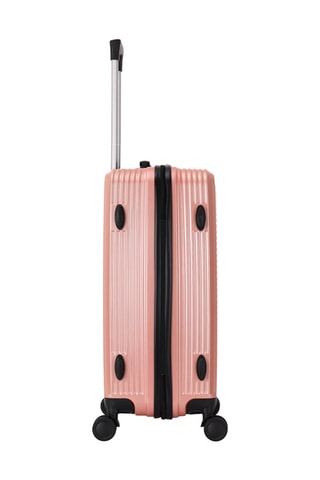 Handbagagetrolley en Weekendtrolley Noma (S/M) - 55/65 cm  - Roségoudkleurig