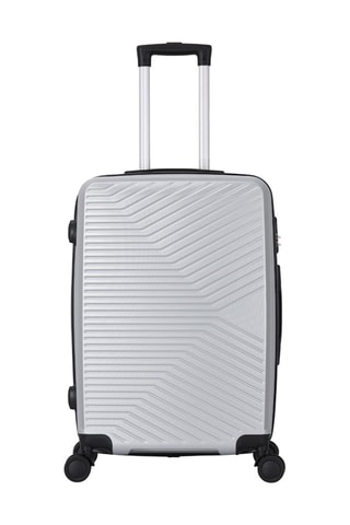 Handbagagetrolley en Weekendtrolley Noma (S/M) - 55/65 cm  - Zilverkleurig