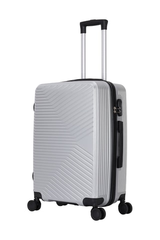 Handbagagetrolley en Weekendtrolley Noma (S/M) - 55/65 cm  - Zilverkleurig