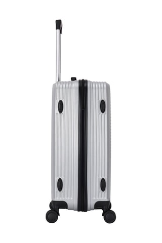 Handbagagetrolley en Weekendtrolley Noma (S/M) - 55/65 cm  - Zilverkleurig