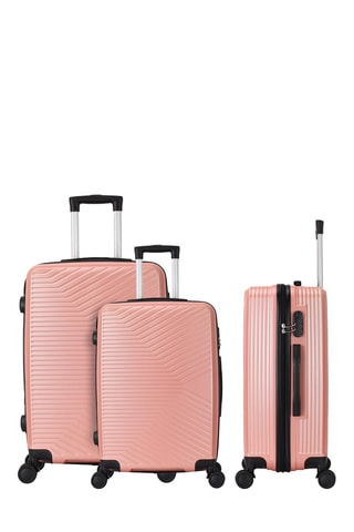 Set van 3 Trolleys Noma (S/M/L) - 55/65/75 cm  - Roségoudkleurig