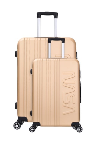 Handbagagetrolley en Weekendtrolley Saturn (S/M) - Beige