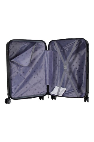 Set 3 Trolleys Luton (S/M/L) - 55 / 65 / 75 cm - Zwart