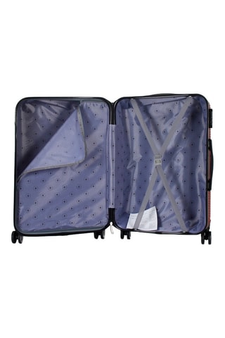 Set 3 Trolleys Luton (S/M/L) - 55 / 65 / 75 cm - Rood