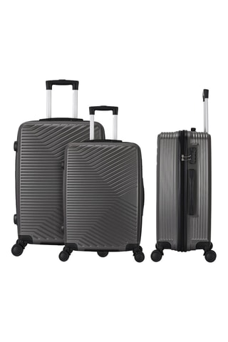 Set van 3 Trolleys Noma (S/M/L) - 55/65/75 cm  - Donkergrijs