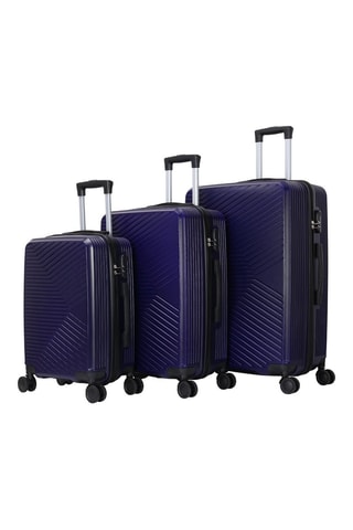Set van 3 Trolleys Noma (S/M/L) - 55/65/75 cm  - Marineblauw