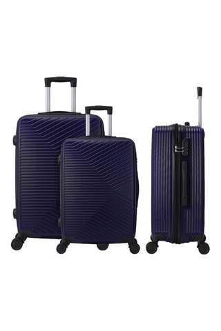 Set van 3 Trolleys Noma (S/M/L) - 55/65/75 cm  - Marineblauw