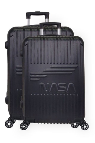 Handbagagetrolley en Weekendtrolley Enterprise (S/M) ( Zwart - Zwart