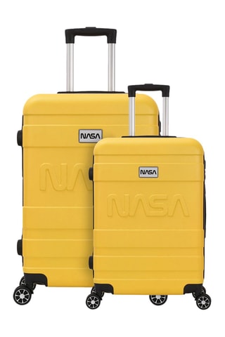 Handbagagetrolley en Weekendtrolley Endea - Mosterdgeel
