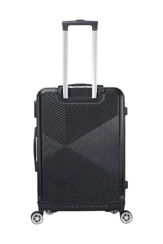 Weekendtrolley Luton (M) - 65 cm - Zilverkleurig en zwart