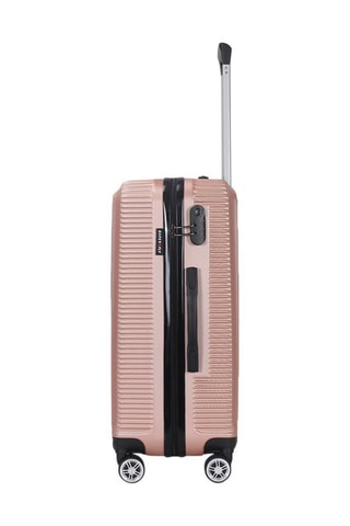Weekendtrolley Luton (M) - 65 cm - Zilverkleurig, goudkleurig, zwart en roze