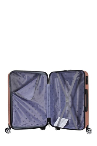 Weekendtrolley Luton (M) - 65 cm - Zilverkleurig, goudkleurig, zwart en roze
