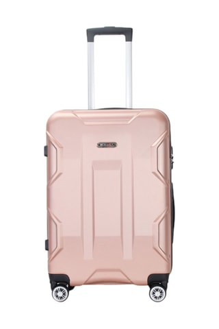 Weekendtrolley Palace (M) - 65 cm - Zwart, roze, zilverkleurig en grijs