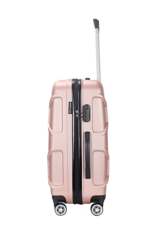 Weekendtrolley Palace (M) - 65 cm - Zwart, roze, zilverkleurig en grijs