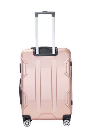 Weekendtrolley Palace (M) - 65 cm - Zwart, roze, zilverkleurig en grijs