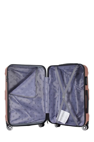 Weekendtrolley Palace (M) - 65 cm - Zwart, roze, zilverkleurig en grijs