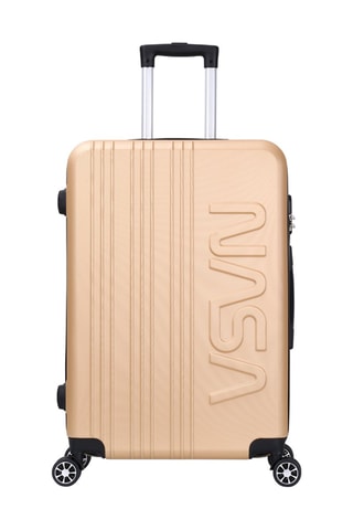 Weekendtrolley Saturn (M) - Zwart en beige