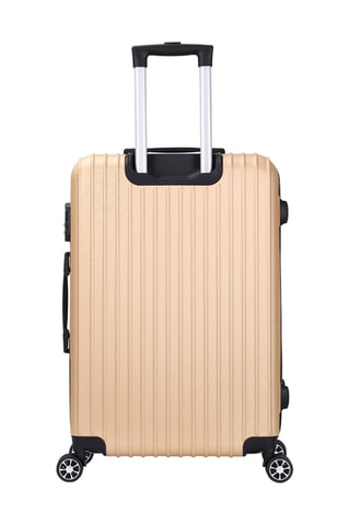 Weekendtrolley Saturn (M) - Zwart en beige