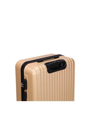 Weekendtrolley Saturn (M) - Zwart en beige