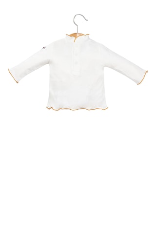 Tuinbroek en T-shirt - Marineblauw en Wit