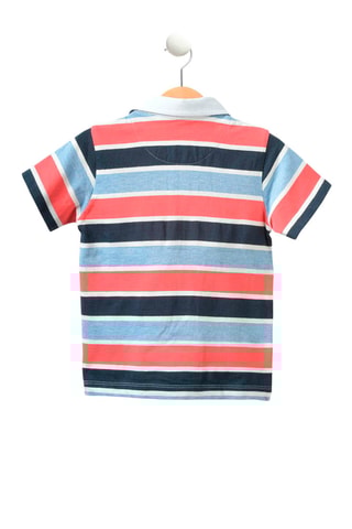 Polo - Blanc et corail