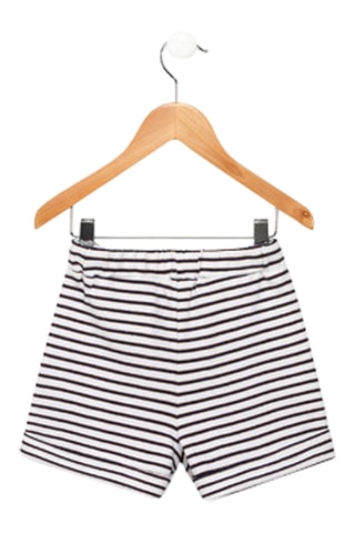 Short - Blanc et indigo