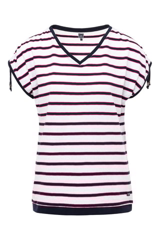 T-shirt Costa - Blanc et bleu marine  - Terre de Marins