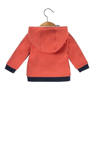 Sweat à capuche Imerio - Rouge et bleu marine - Terre de Marins