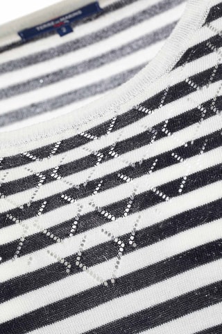 Pull Ecang - Blanc et bleu marine marine - Terre de Marins