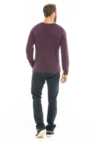 Pull Lasor - Mauve chiné - Terre de Marins