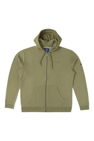 Veste à capuche Jezip - Vert olive - Terre de Marins