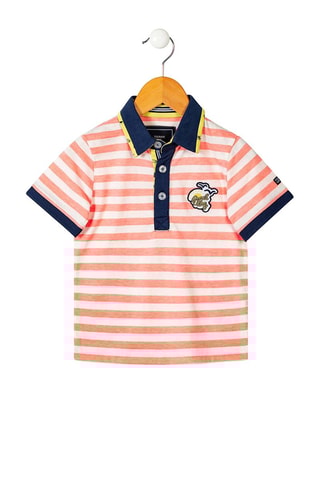 Polo Astika - Blanc et bleu marine - Terre de Marins